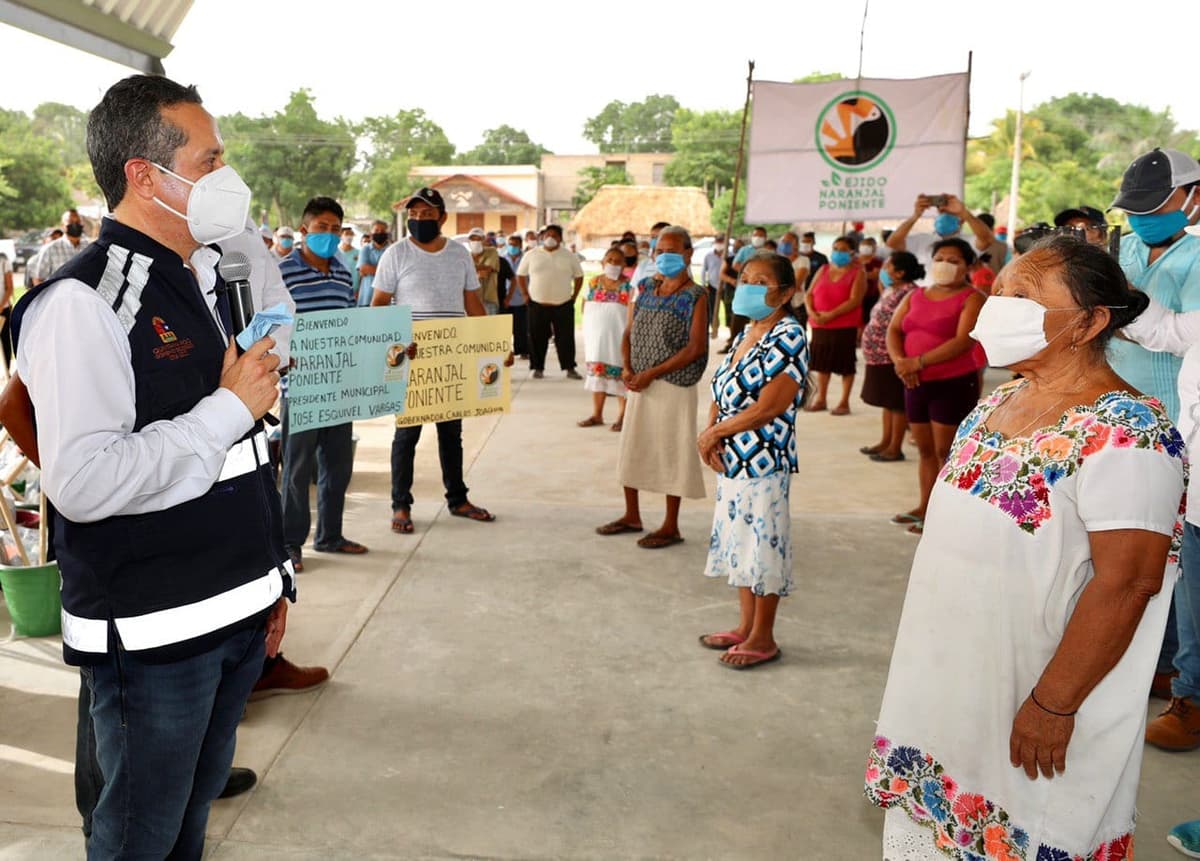 LLeva Carlos Joaquín apoyos a las zonas afectadas por inundaciones