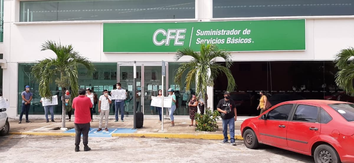 Convocan a protesta contra la CFE en Chetumal