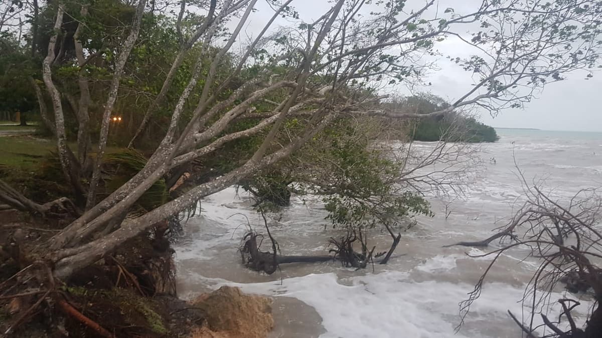 Continúan afectaciones por lluvia en Sur de Quintana Roo
