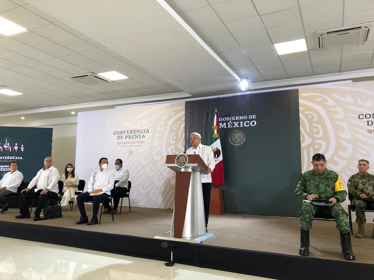 AMLO asegura que en "la nueva normalidad" se apuntalará la reactivación de Q. Roo