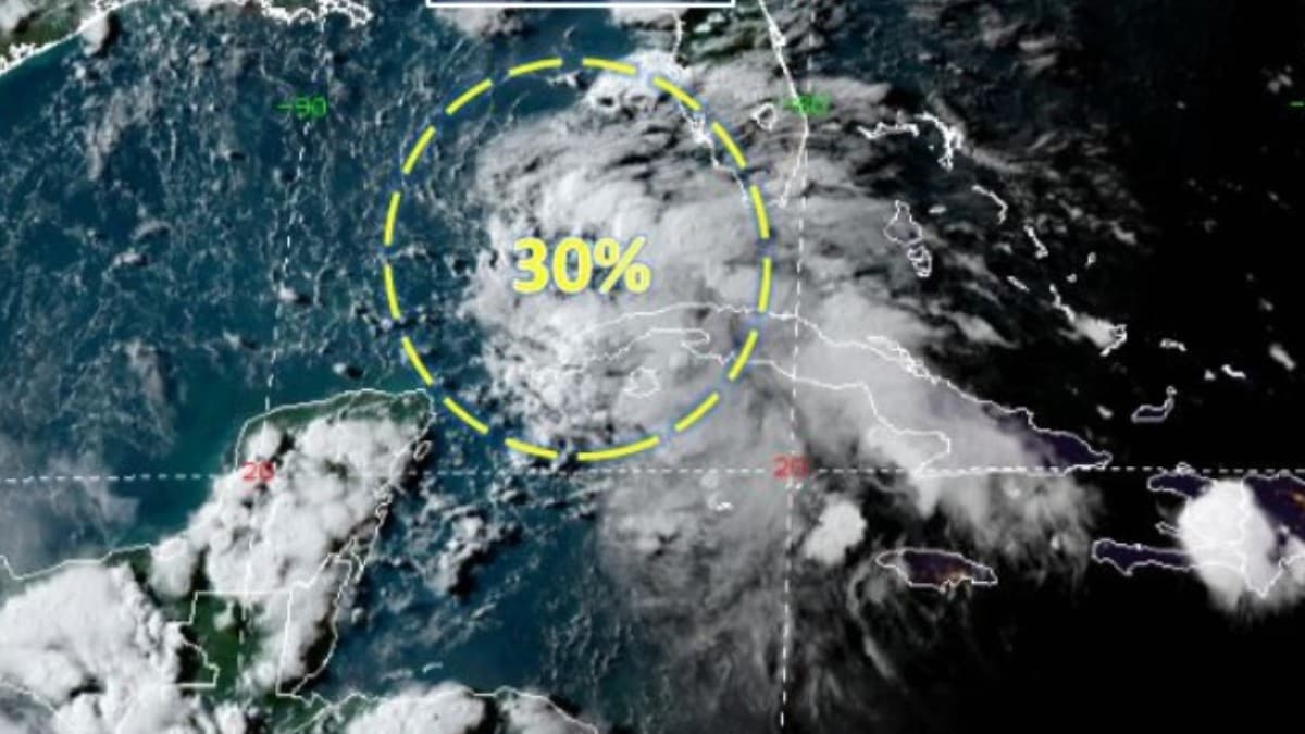 Surge la Depresión Tropical 7 en el Atlántico, que afectaría a Quintana Roo
