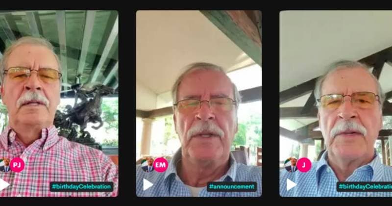 Vicente Fox emprende carrera de influencer; vende sus videos en más de 5 mil pesos