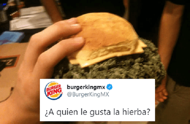 ¿A quién le gusta la hierba?; Burger King tuitea polémica pregunta
