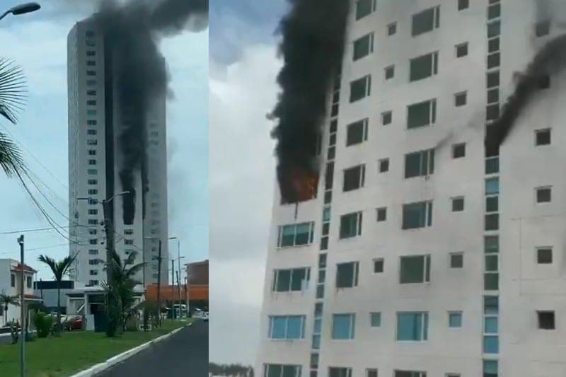 Revelan causa de incendio en torre de Veracruz; empleada e hija estaban dentro