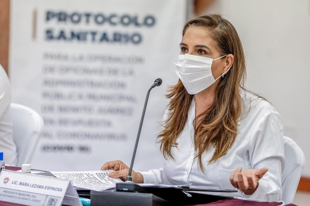 Presenta Mara Lezama protocolo sanitario contra Covid-19