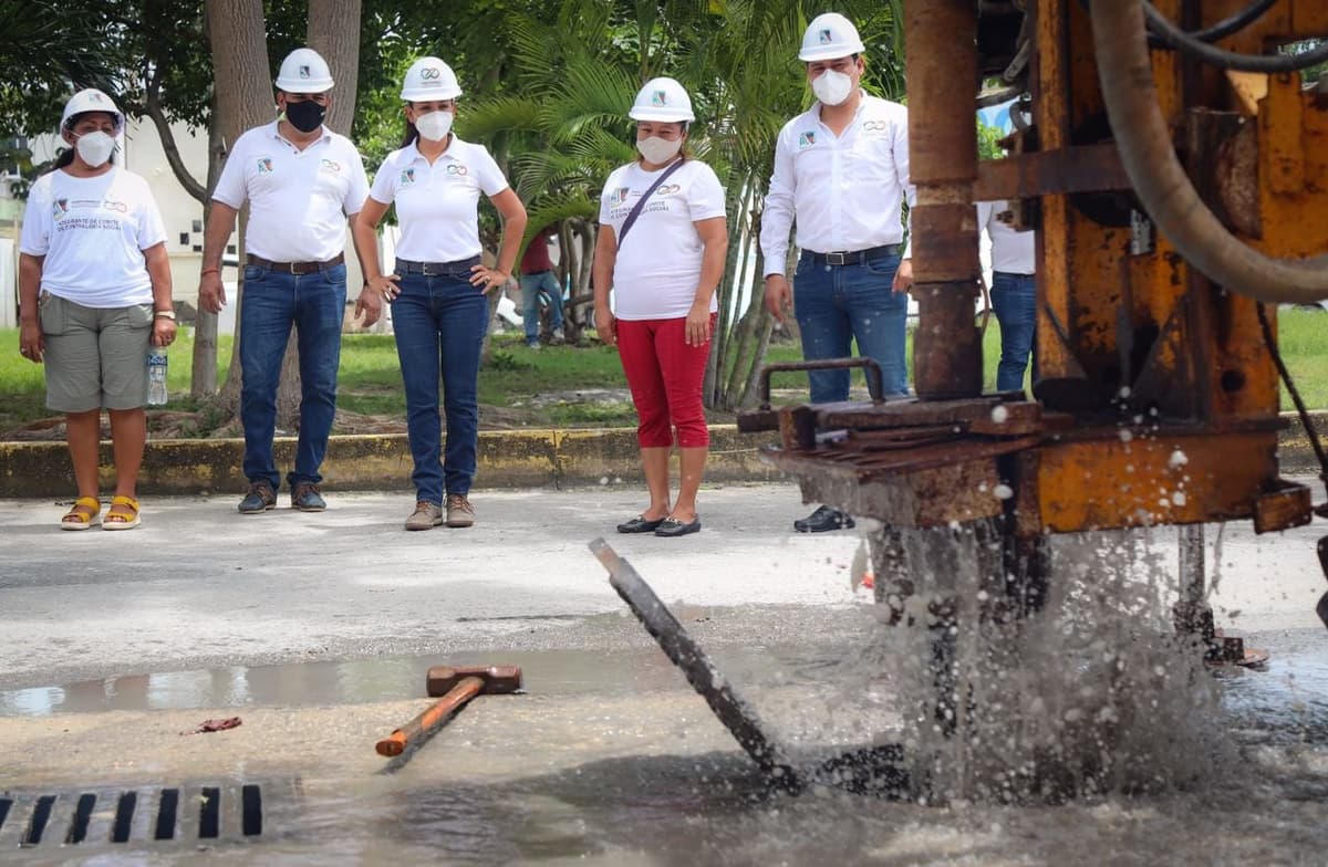 Inicia mantenimiento de Pozos de Absorción en Puerto Morelos