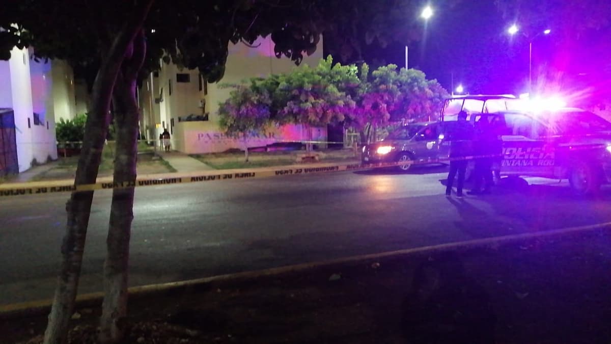 Reportan apuñalado en Paseos del Mar en Cancún