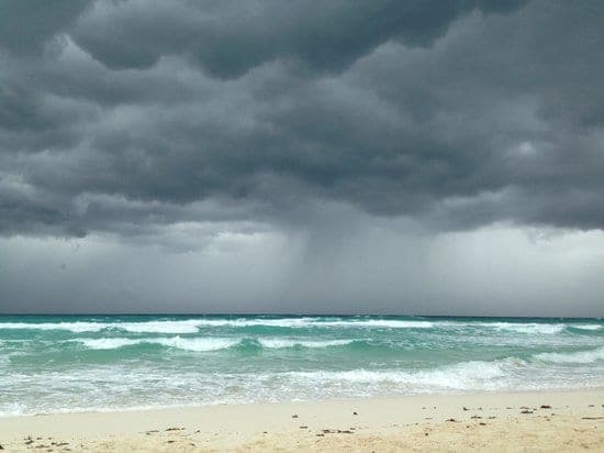 Clima: Día lluvioso en el Caribe Mexicano