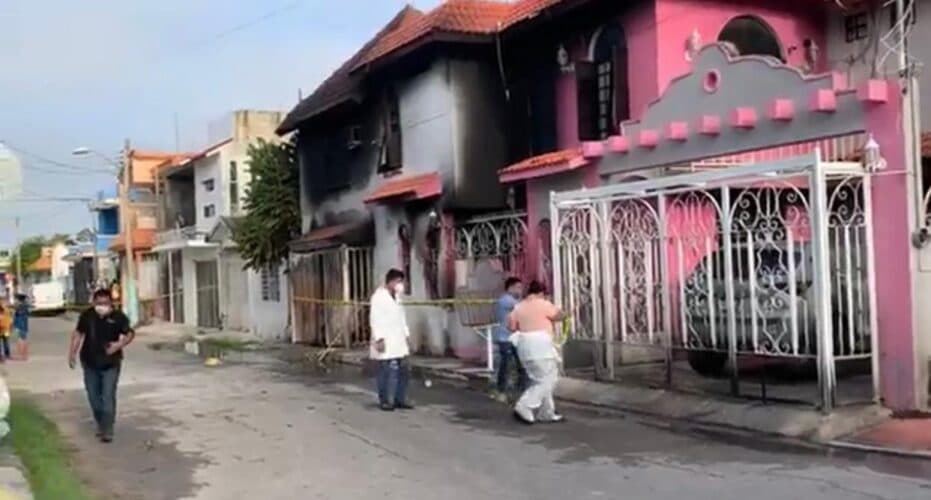 Queman a adolescente vivo en casa de Chetumal; era hijo de una funcionaria del Congreso