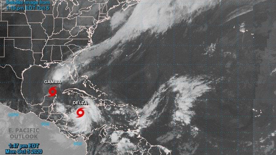 "Delta" se enfila hacia Quintana Roo; será huracán mayor