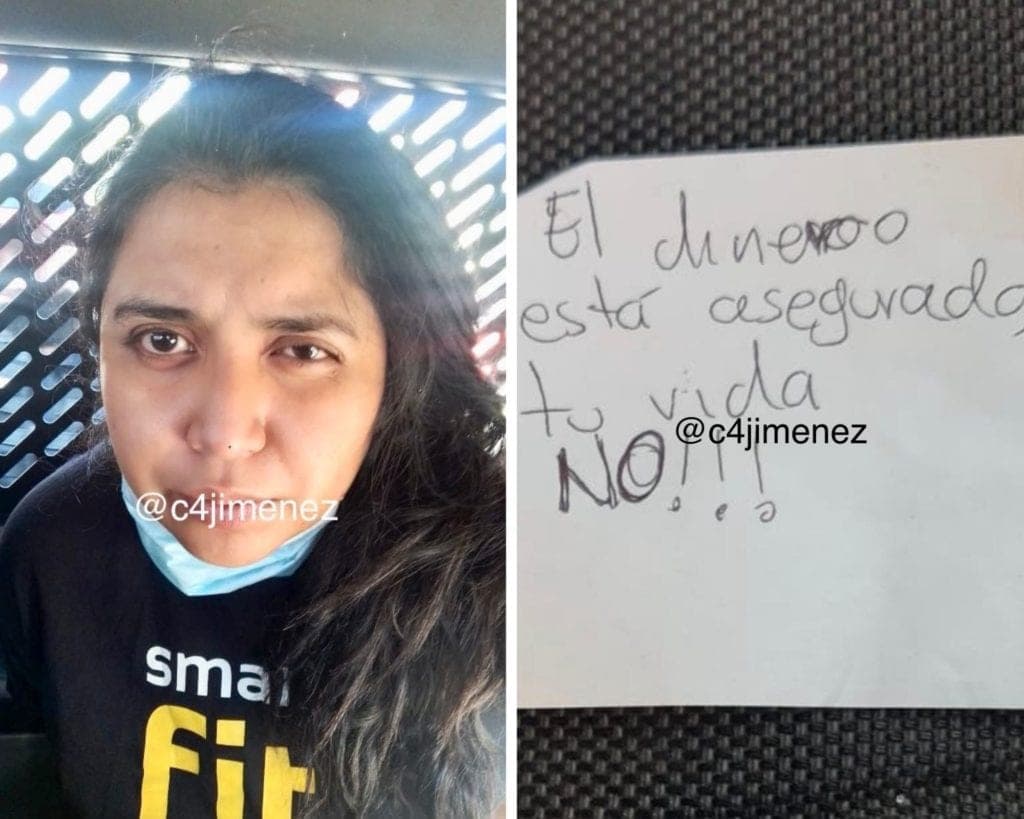 Asalta banco y deja notas intimidatorias: "El dinero está asegurado, tu vida no"