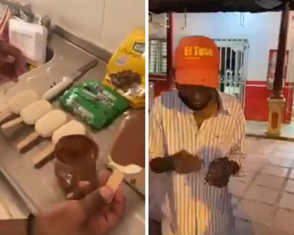 Video: Influencer causa indignación por entregar 'paletas de jabón' a personas de la calle