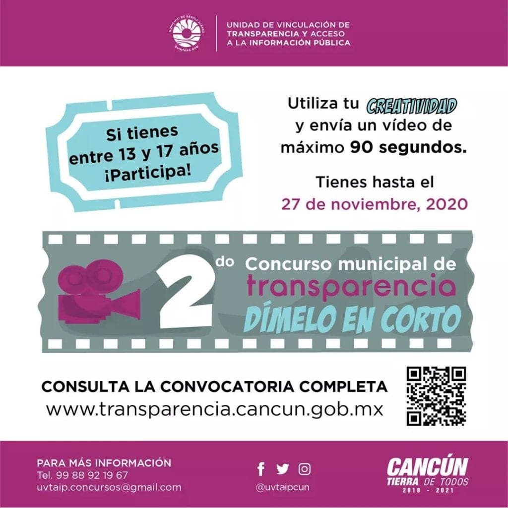 Realizarán por segunda ocasión Concurso de Cortometrajes Creativos en Cancún
