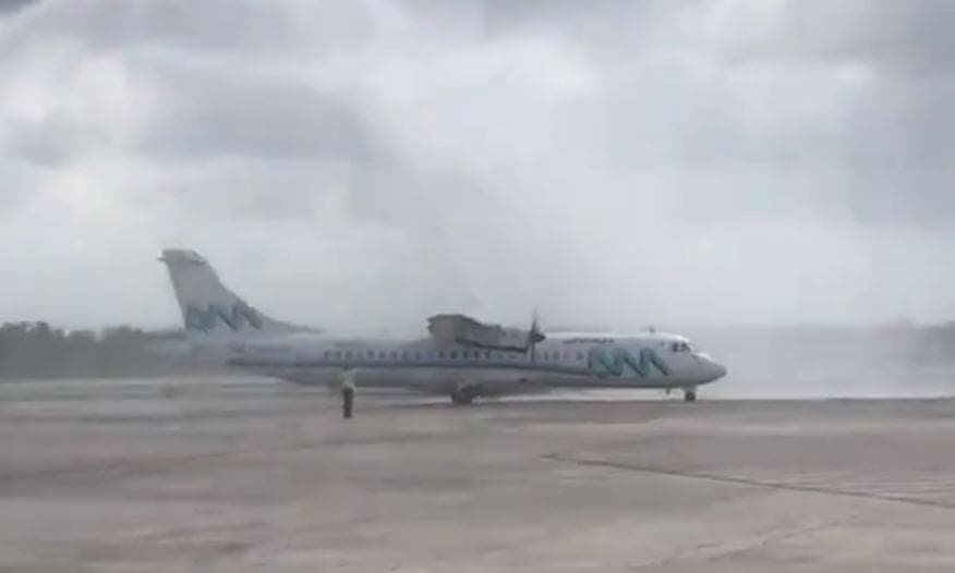 Aeromar retoma conexión Cancún-La Habana con vuelo inaugural