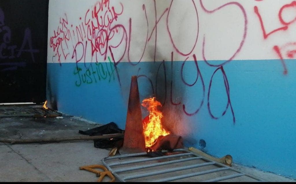 Investigarán a posibles 'infiltrados' de actos de violencia en Cancún