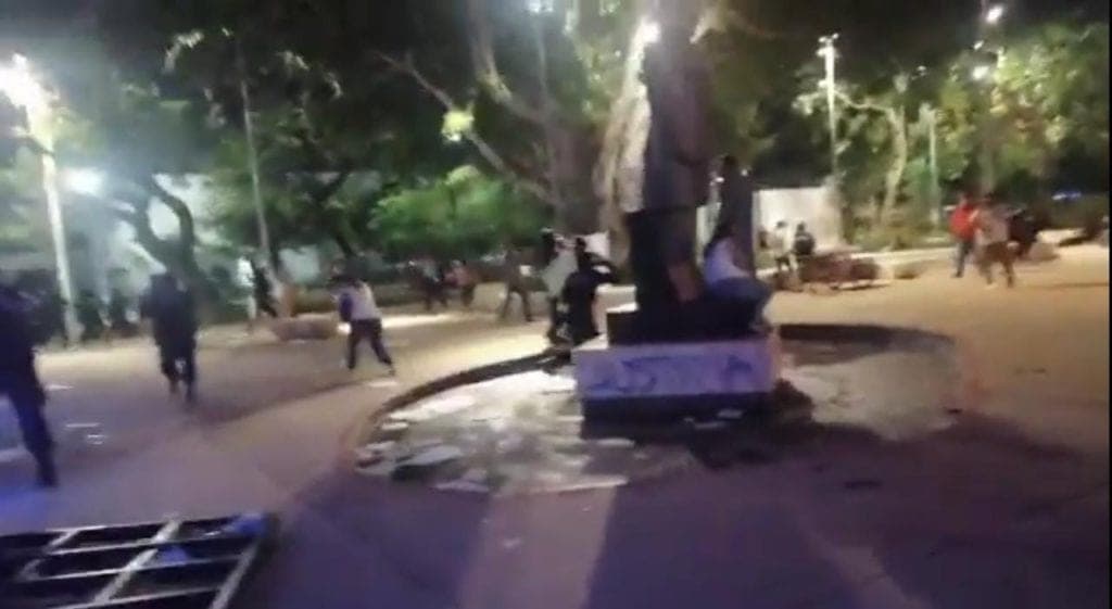 Video: Surgen disparos en protesta en Cancún; ordenan investigación