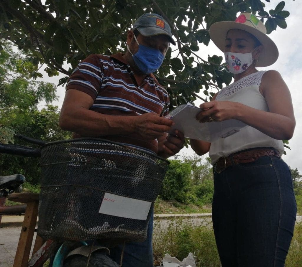 Hace Marybel campaña victimizando a quienes no pagan servicios