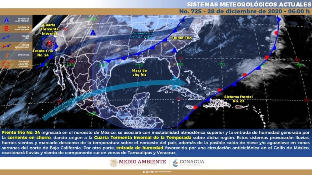 Clima: Pronostican más frío para Quintana Roo