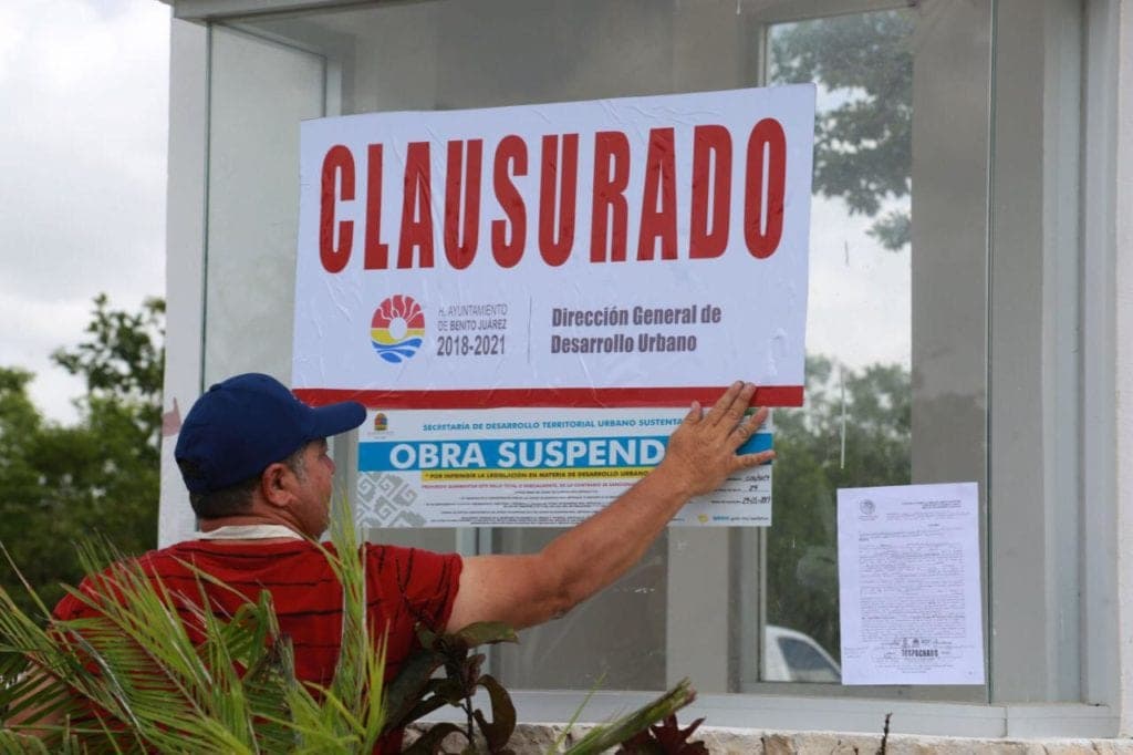 Gobierno de Cancún ha clausurado más de 14 mil 800 lotes sin permiso para construcción