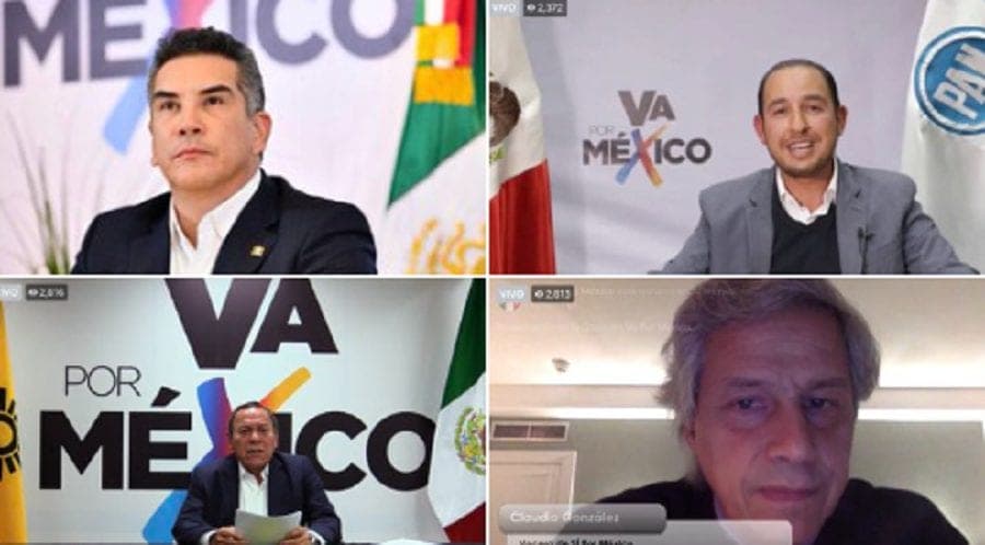 Con alianza "Va por México", PRI, PAN y PRD, contenderán en las elecciones de 2021