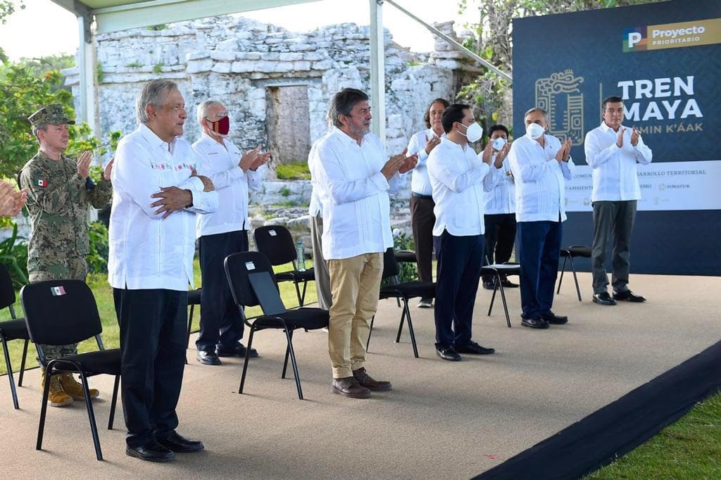 Anuncia AMLO inicio de operaciones del Tren Maya en 2023