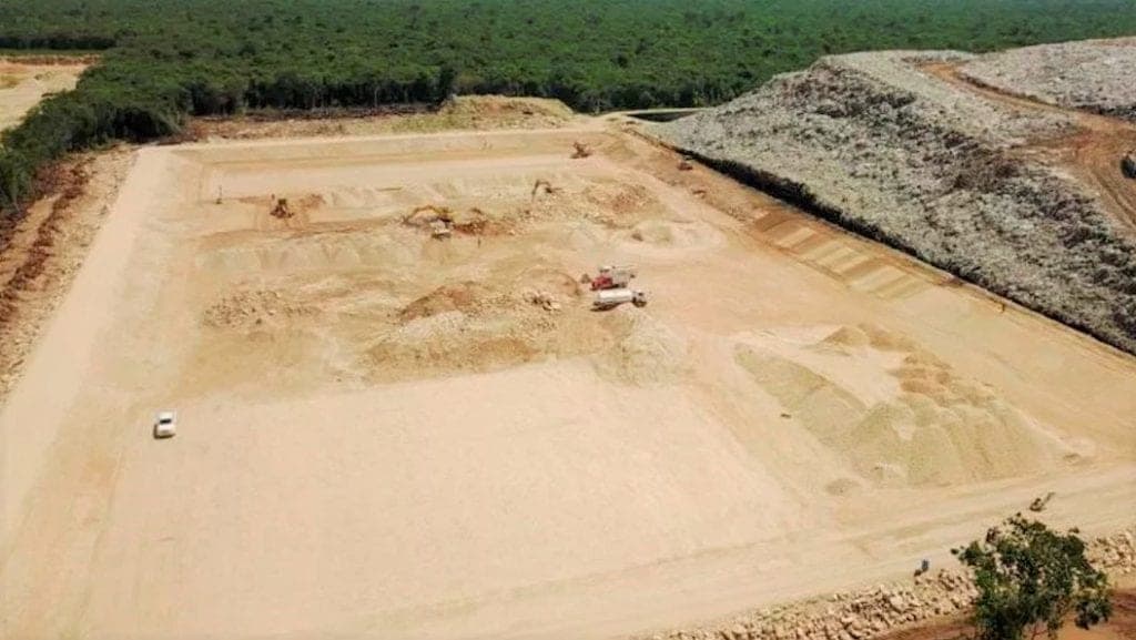 Construcción de nueva celda de relleno sanitario en Cancún se retrasa por lluvias