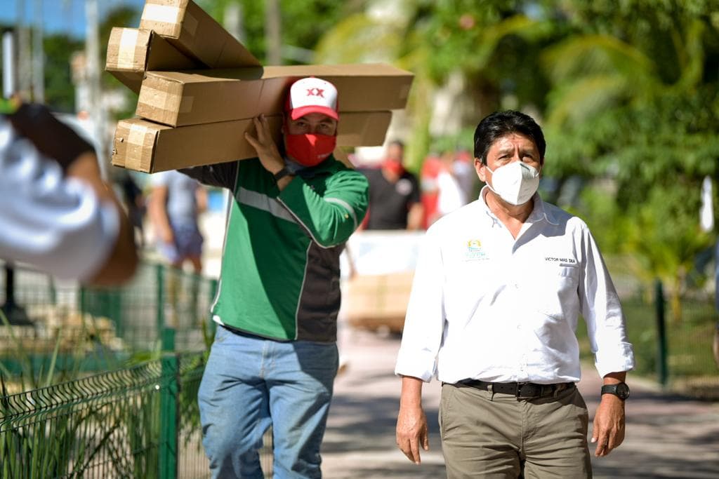Reitera Víctor Mas en Akumal la importancia de reforzar medidas sanitarias anti Covid-19