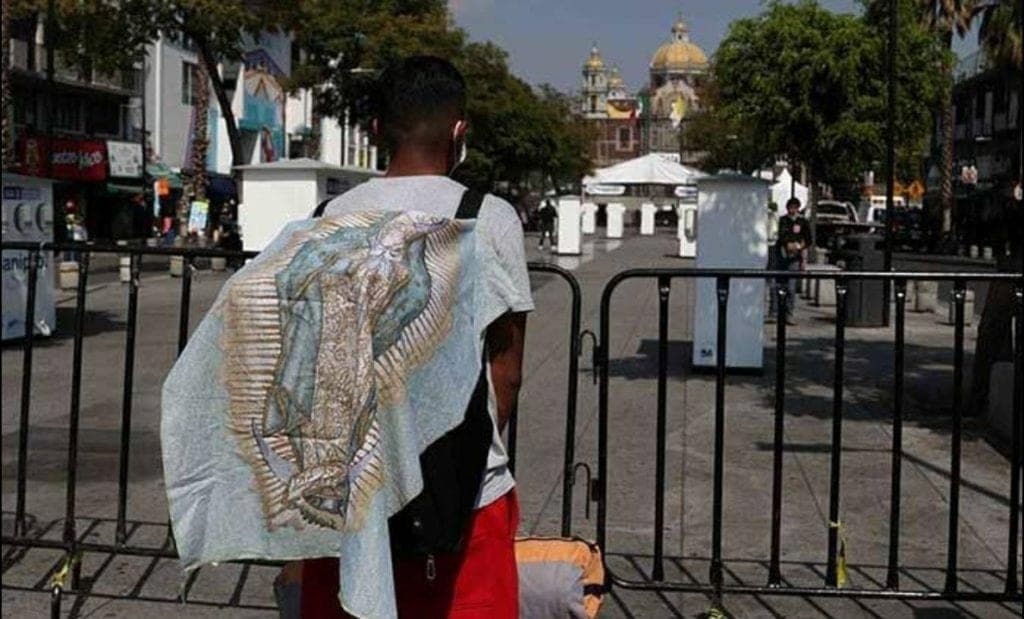 Peregrinos ignoran recomendamos e intentan llegar hasta la Basílica de Guadalupe
