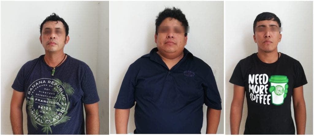 Atrapan a presuntos autores de ‘cristalazos’ a coches en Cancún