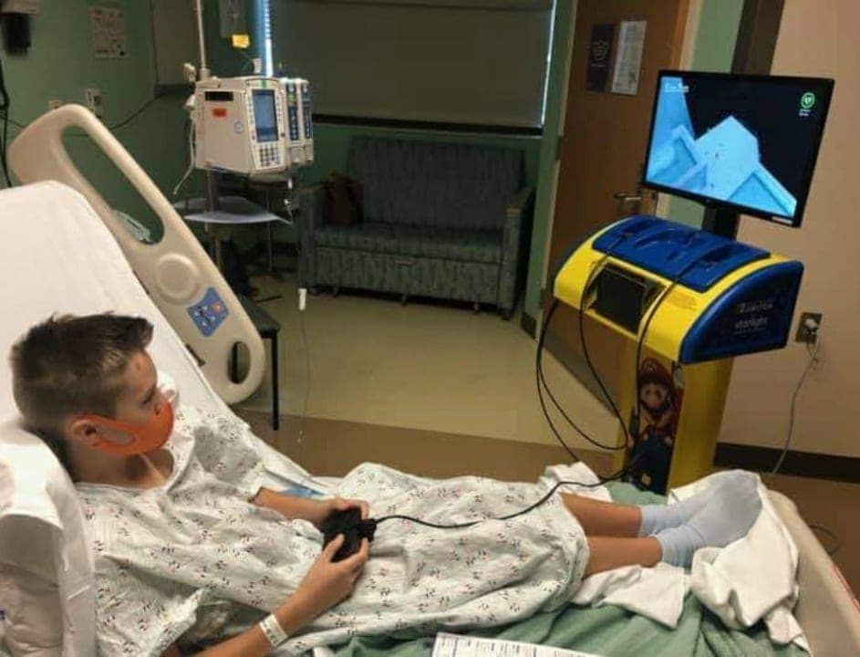 Crean estación de Nintendo Switch espaciales para hospitales 