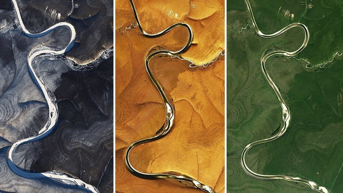 Dejan perplejos a los científicos las imágenes satelitales del norte de Siberia publicadas por la NASA