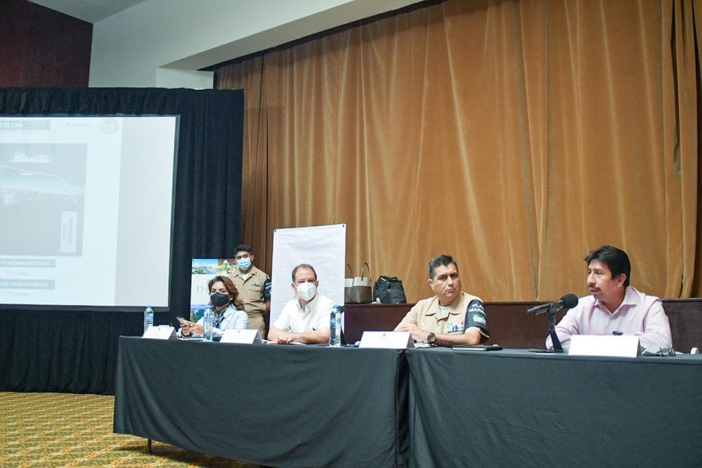 Trabajo coordinado para combatir el sargazo en Tulum