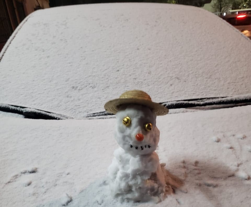 Cae fuerte nevada en Nuevo León y Coahuila a causa de la novena tormenta invernal