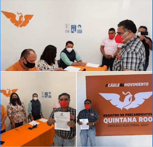 Marciano 'Chano' Toledo Sánchez, se registró como precandidato a la presidencia de Solidaridad por el partido Movimiento Ciudadano