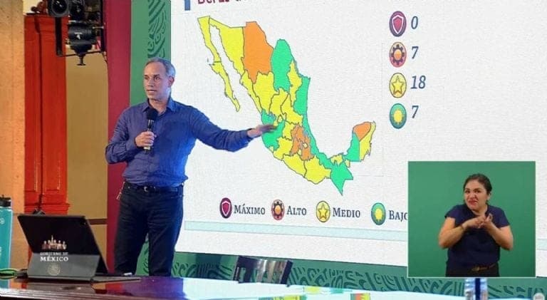 Así quedó el semáforo del 29 de marzo al 11 de abril: Jalisco y otras seis entidades están en verde