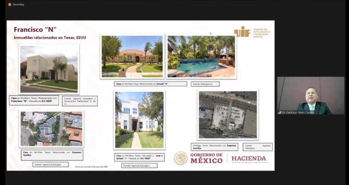UIF a diputados: Cabeza de Vaca usó sociedad financiera ligada al Cártel de Sinaloa