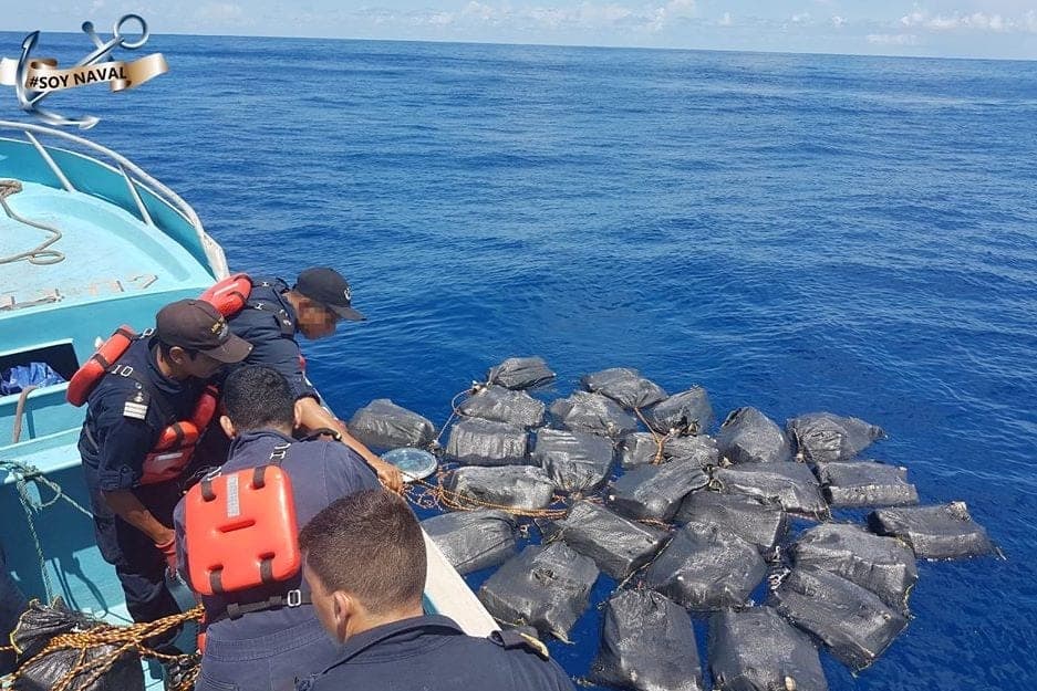 Guatemala decomisa 100 paquetes de cocaína procedentes de Colombia