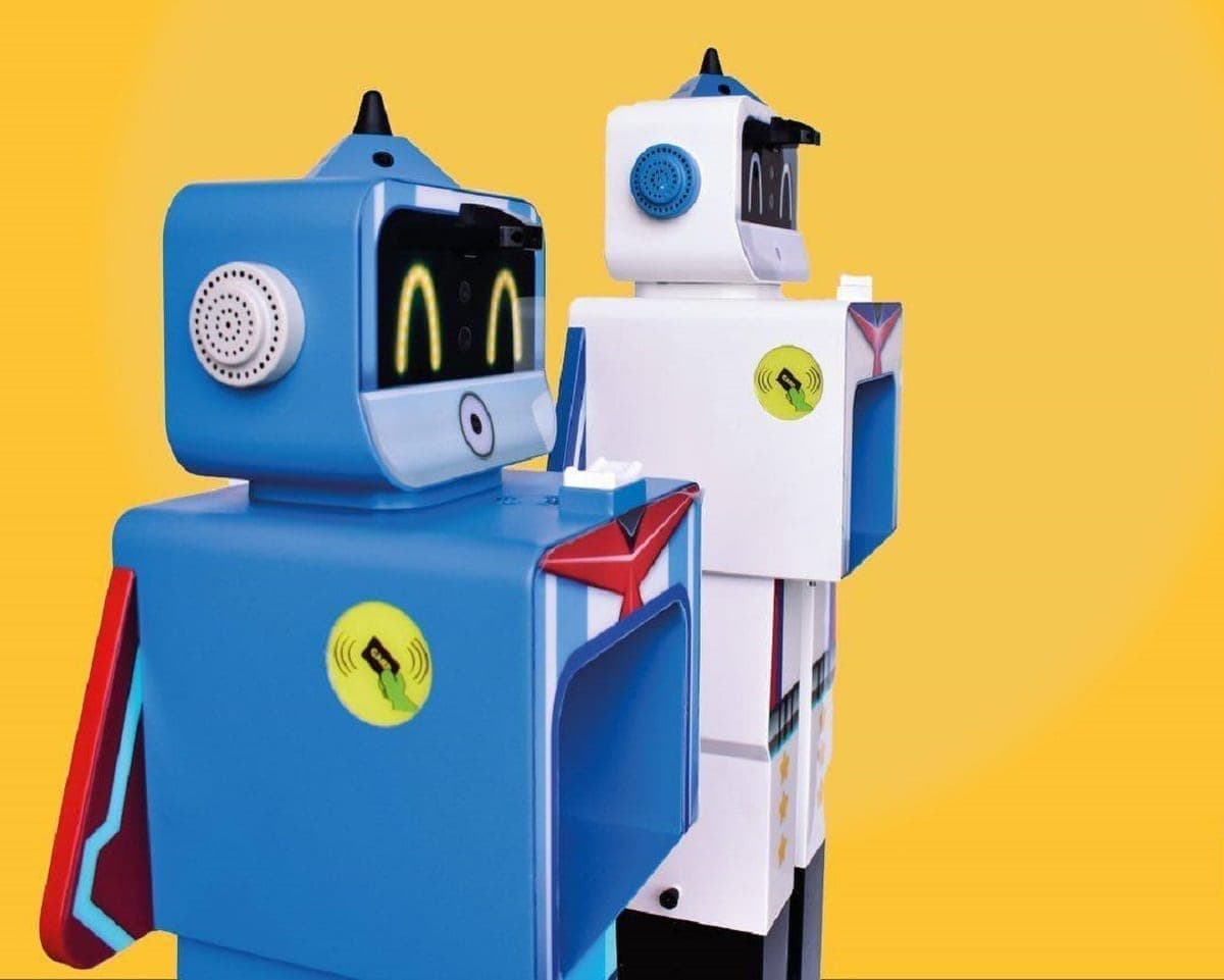 Ellos son los Benebots y detectarán síntomas de Covid-19 en el clásico América vs Chivas