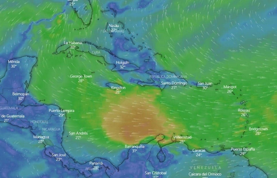 Vigilan gases generados por volcán en el Caribe; derivarían en lluvia ácida sobre Quintana Roo 