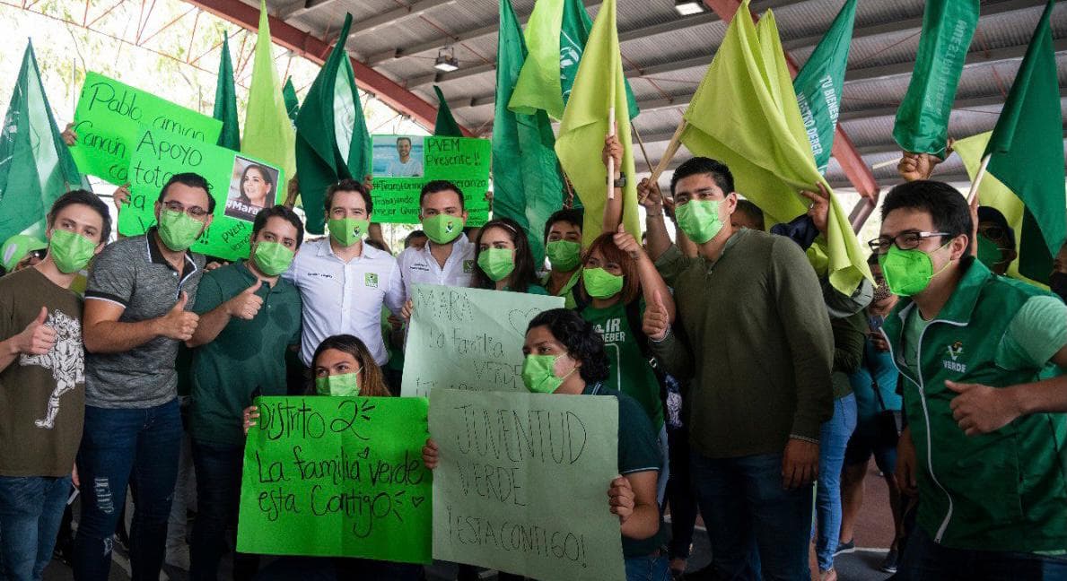 La fortaleza del Partido Verde es su militancia activa: Pablo Bustamante