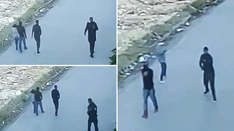 Videos: Miembros del Cártel del Noreste ejecutan a oficial de SLP por la espalda