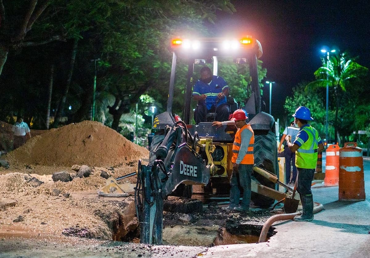 Con una inversión de más de 12 millones de pesos, Aguakan renueva la red sanitaria en zona hotelera de Cancún