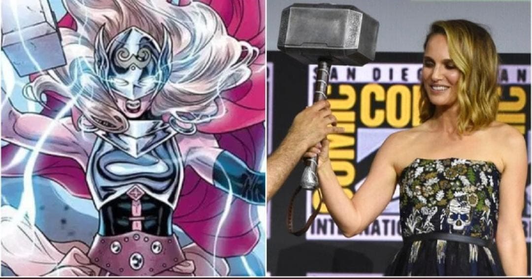 Mira a Natalie Portman con su armadura en Thor Love and Thunder