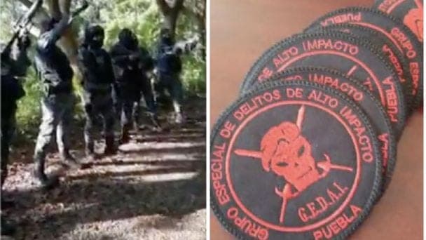 VIDEO: En un rap al estilo narco, presuntos policías de Puebla proclaman: "Somos el terror de los malandros"