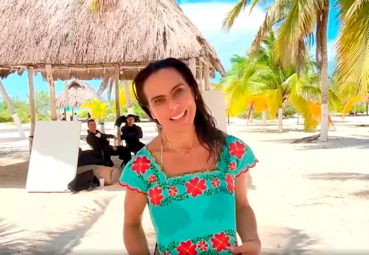 Kate del Castillo, enamorada de Yucatán