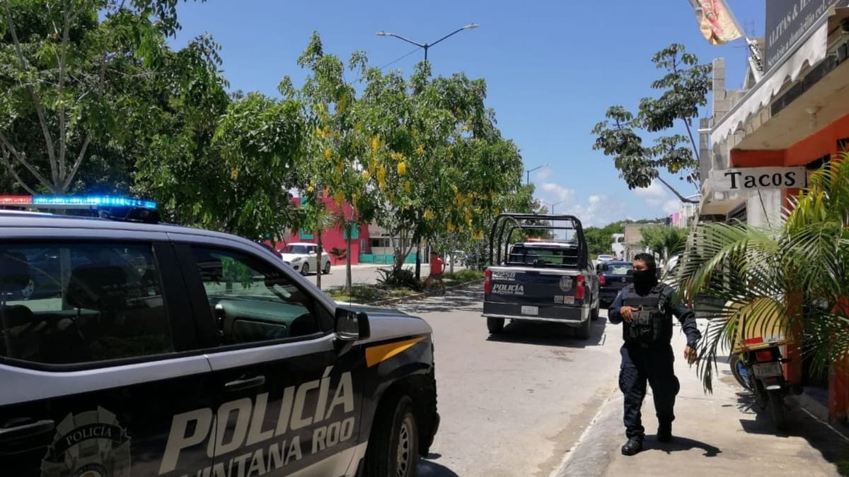 Estalla balacera en Playa del Carmen; detienen tras persecución a dos de las personas implicadas