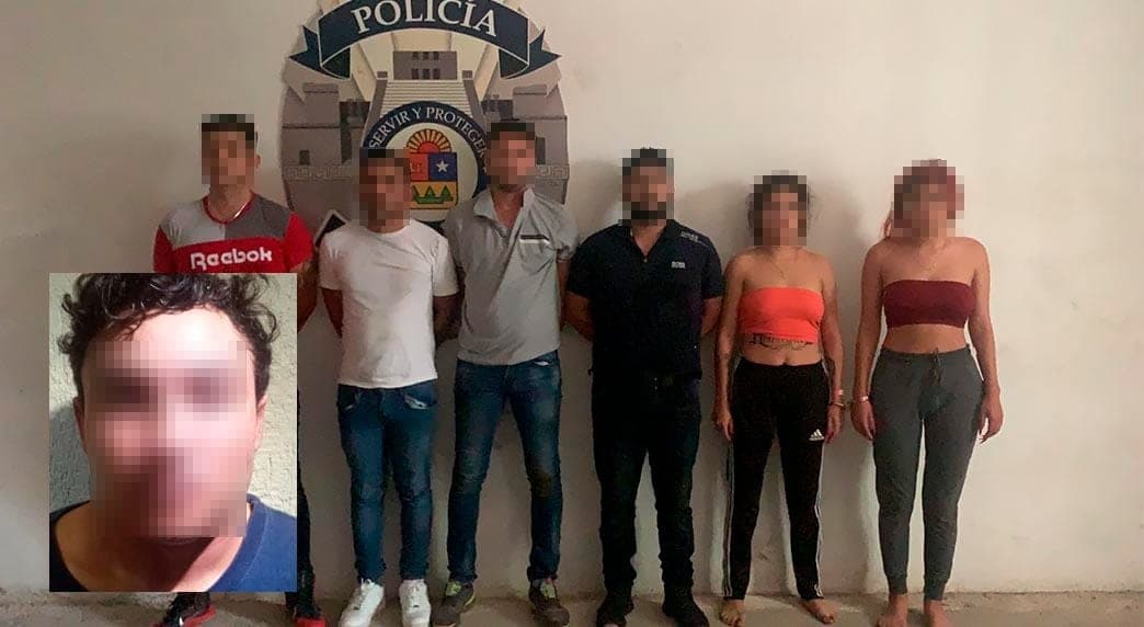 Capturan a presunto líder criminal junto a 11 hombres más en Cancún