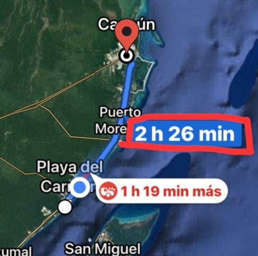 Socavón: Es más rápido un vuelo a Cancún de CDMX que ir en auto de Playa del Carmen a Puerto Morelos