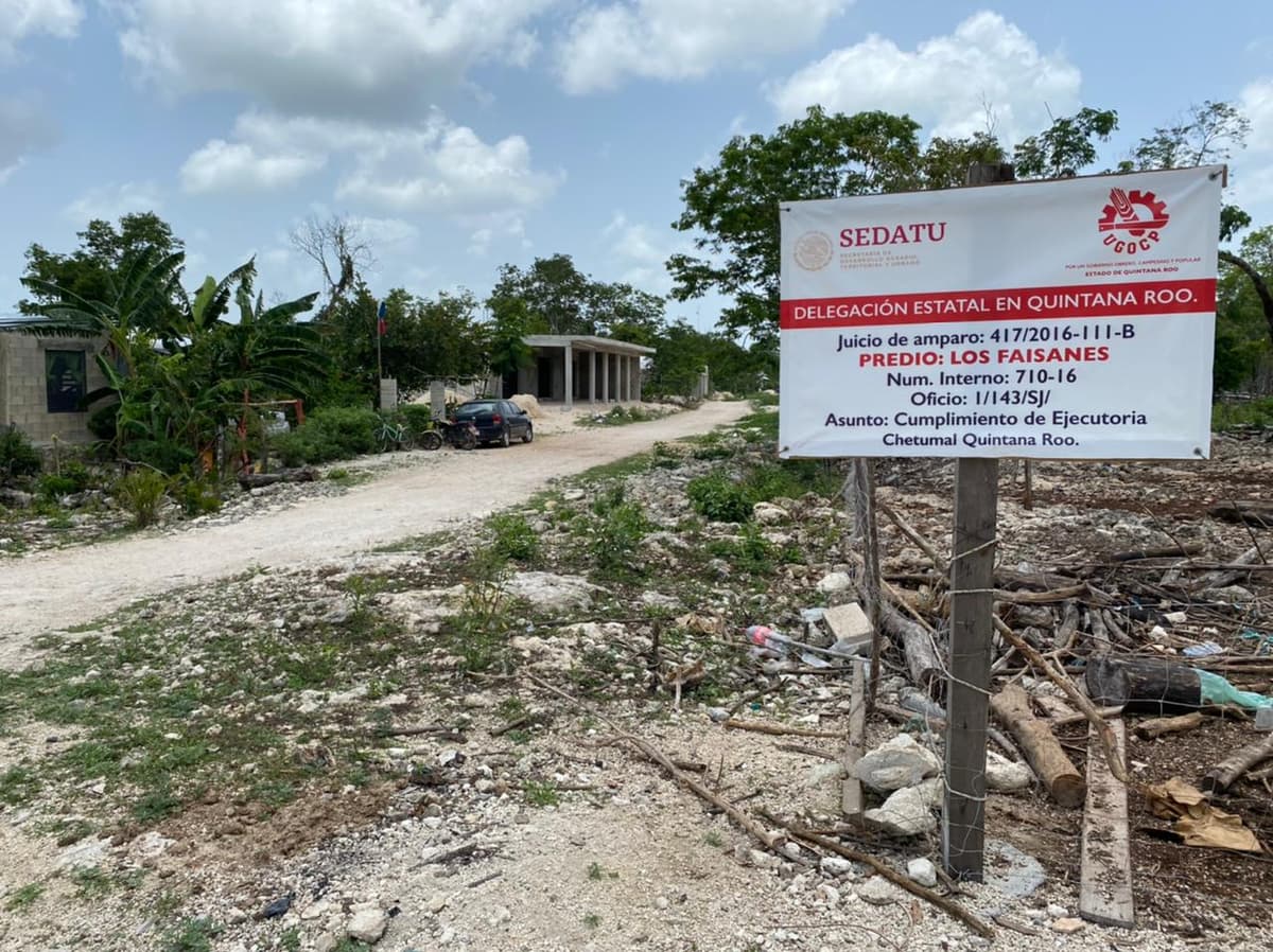 Demuestra Unión General Obrera posesión legítima del predio “Los Faisanes”