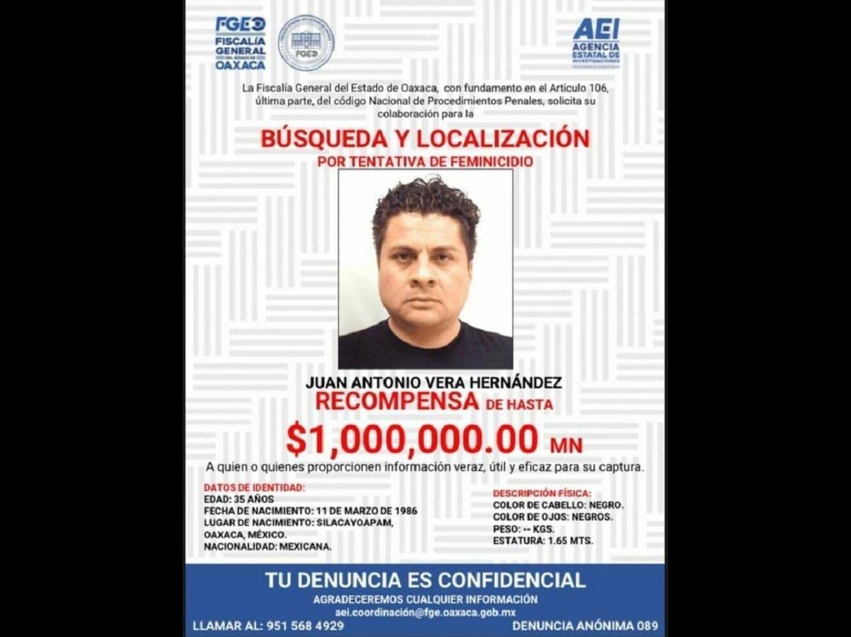 Ofrecen 1 mdp para dar con agresor de la saxofonista oaxaqueña atacada con ácido